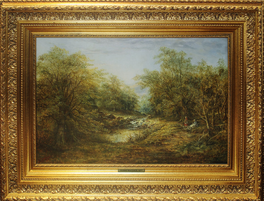 Уоллейс Гарри. Дети на берегу горного ручья